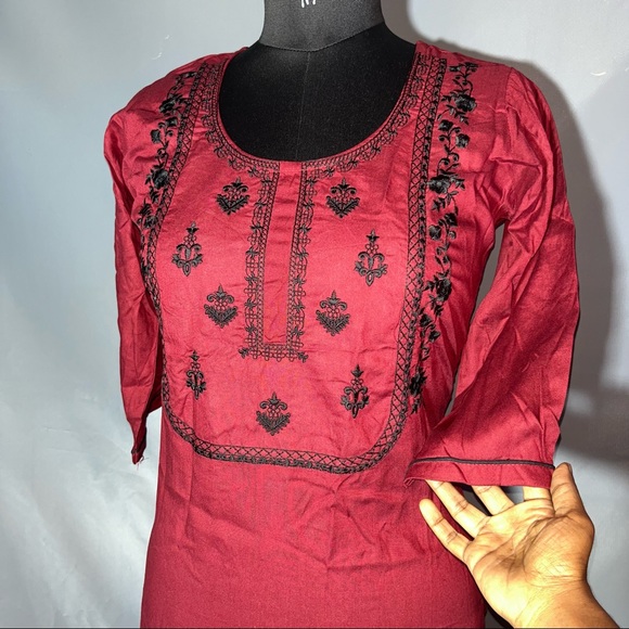 Globaldesi cotton two piece plazzo set - Picture 3 of 13